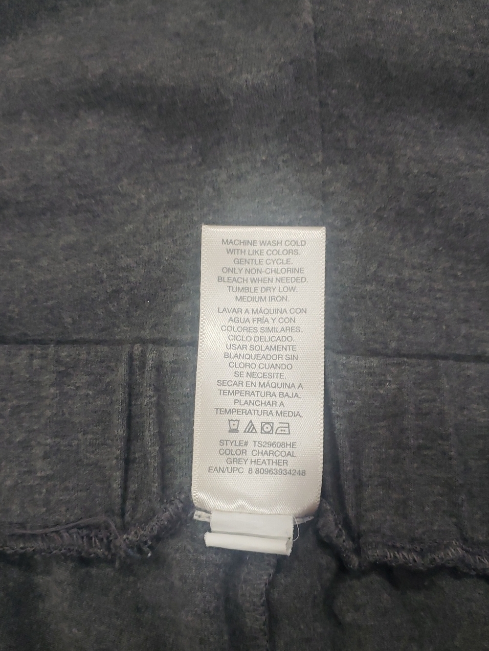 Terra & Sky Charcoal Gray Capri Pants, 2X (20W - 22W) - Picture 5 of 7